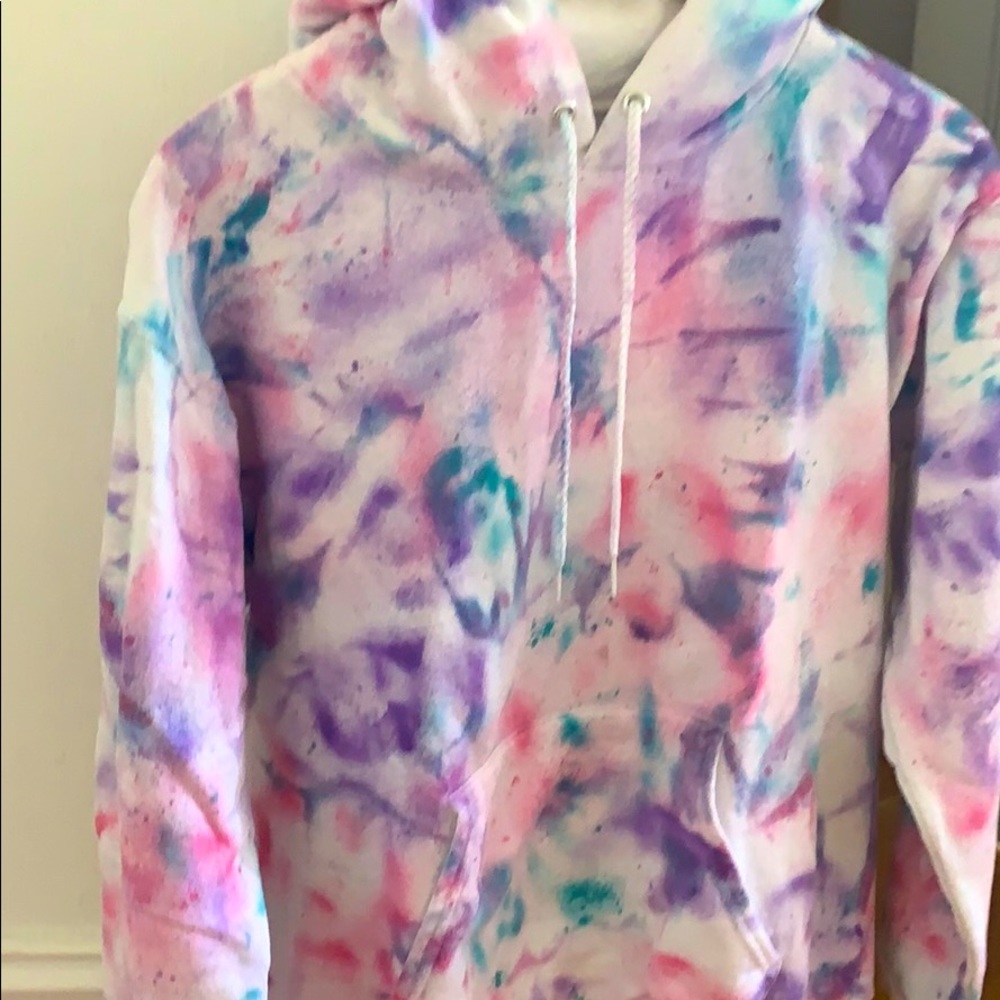 Tie die hoodie